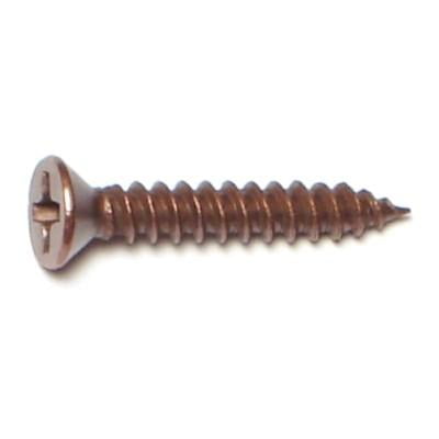 #5 x 3/4" Solid Brass Flat Head Slotted Wood Screw Qty 500 #5 x 3/4" Solid Brass Flat Head Slotted Wood Screw Qty 500